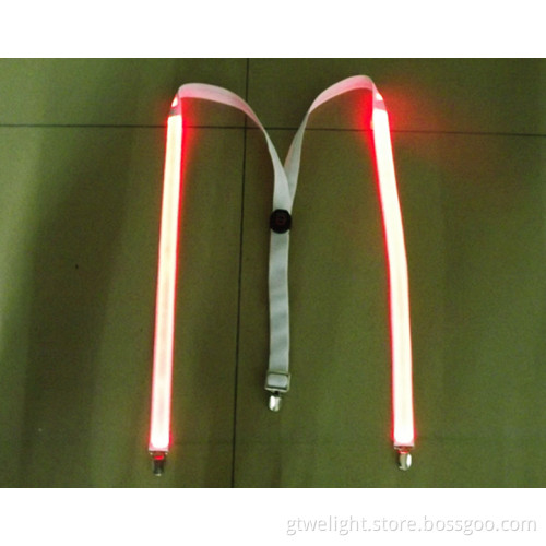 Different Color LED Biker Suspender Belt Far Visible Warning